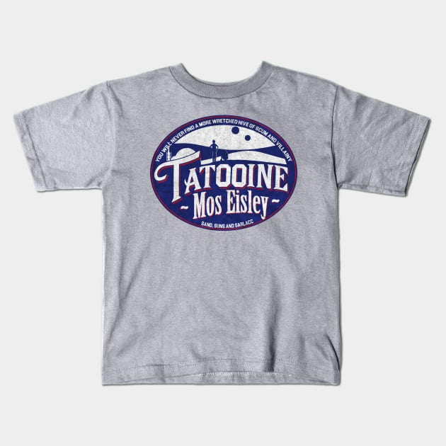 Desert Farm Tatooine Kids T-Shirt by reintdale